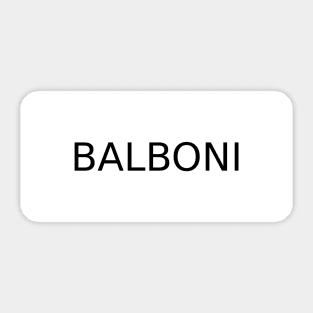 Balboni - Johnny Hamcheck Sticker